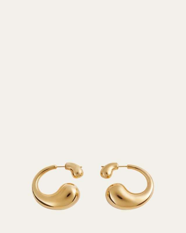 18K Gold-Finish Sterling Silver Earrings
